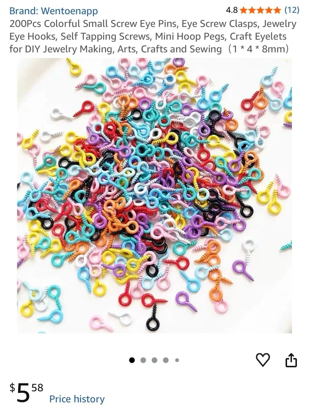 Mixed Sewing Notions Bundle in Multicolor